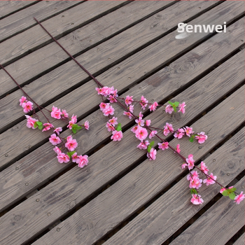 Viltotas persiku zieds zari dekorācijai mājās; Materiāls: zīda ziedi; Veids: simulētie persiku ziedi; Svars: 80 g; Piemērošana: kāzas, mājas dekors