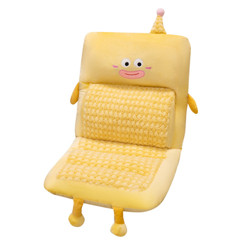 Ühekordne kontori istmepadja seljatugedega – plüüs, PP puuvillane täidis, anime karikatuuri muster, sobib magamistuppa või kontorisse