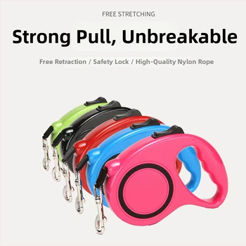 Tagasitõmbuv koera jalutusnöör väikestele ja keskmistele koertele — ABS materjal, automaatne pikkendamine, Xin Chong bränd