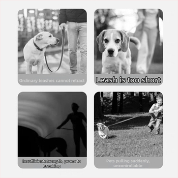 Tagasitõmbuv koera jalutusnöör väikestele ja keskmistele koertele — ABS materjal, automaatne pikkendamine, Xin Chong bränd