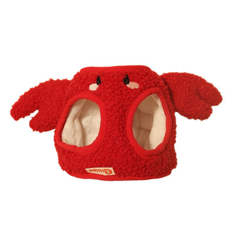 Ham pentru câini, toamnă–iarnă, curea toracică, compatibil cu lesă, pentru rase mici, poliester