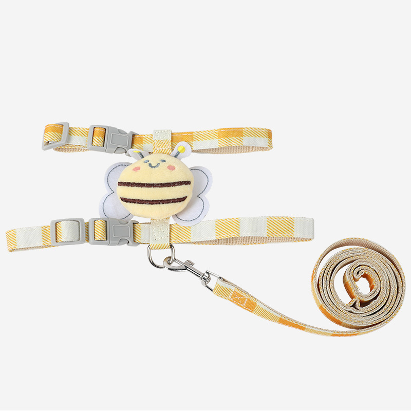 Prilagodljiv mačji harnes i kaiš, od najlona