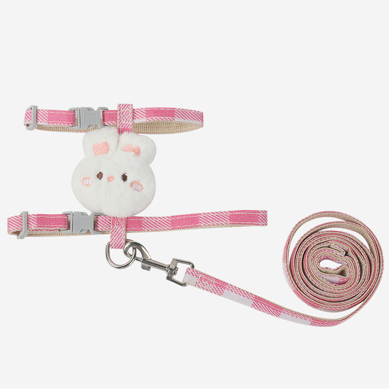 Prilagodljiv mačji harnes i kaiš, od najlona