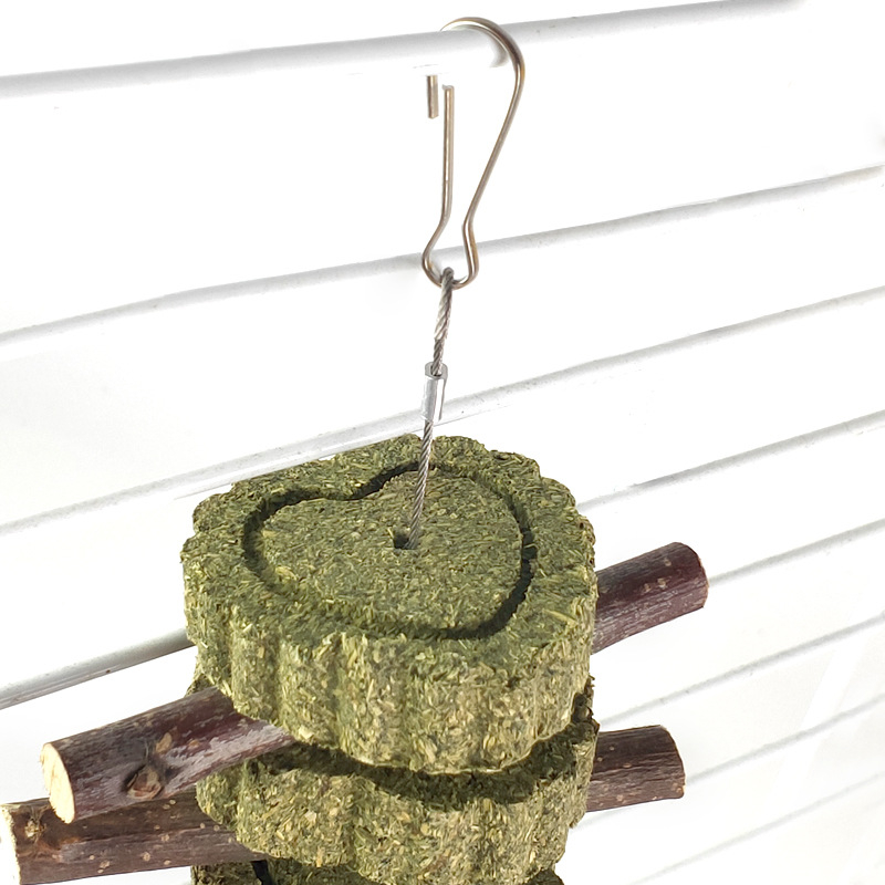 Sausas zāļu zobu košļājamās trušiem un guinejas cūkām, 110 g, iepakojumā 100 gab., zīmols Bibi Meng