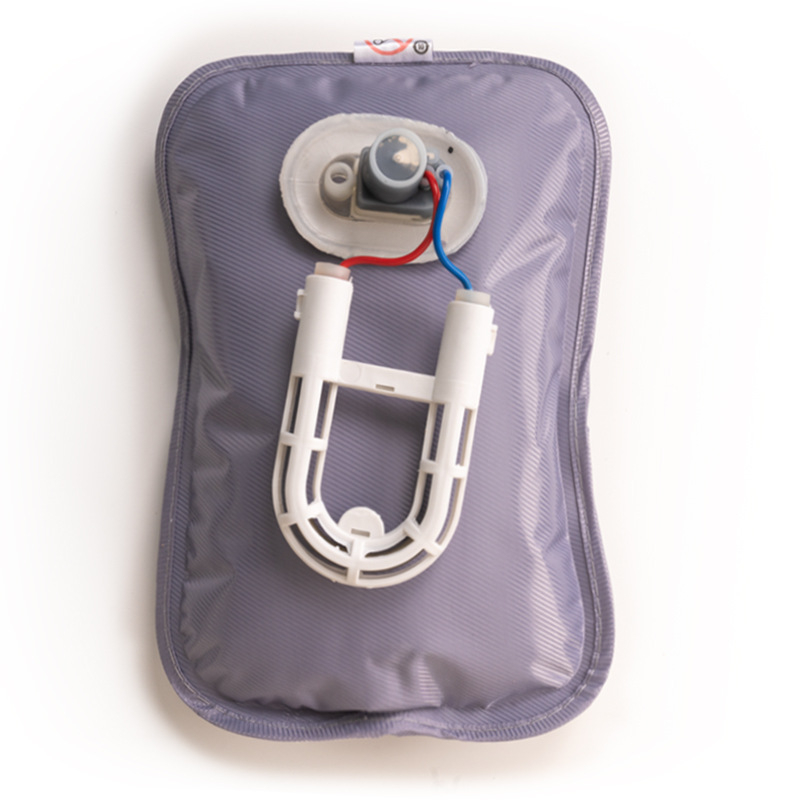 Fuledi hk-420 įkraunama karšto vandens buteliukas rankų šildymui, pūkuotas karikatūros dizainas, stačiakampis formos, 220V, 420W, medžiaga flanelė