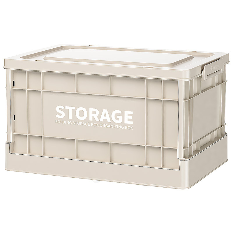 Κουτί αποθήκευσης σε βιομηχανικό στυλ, PP, μεγάλης χωρητικότητας, πτυσσόμενο, με ροδάκια, μοντέλο 803