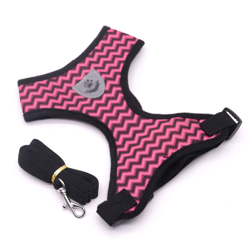 SORADD ham pentru pisică, stil vestă, cu curea pentru piept, poliester respirabil, fără retractare