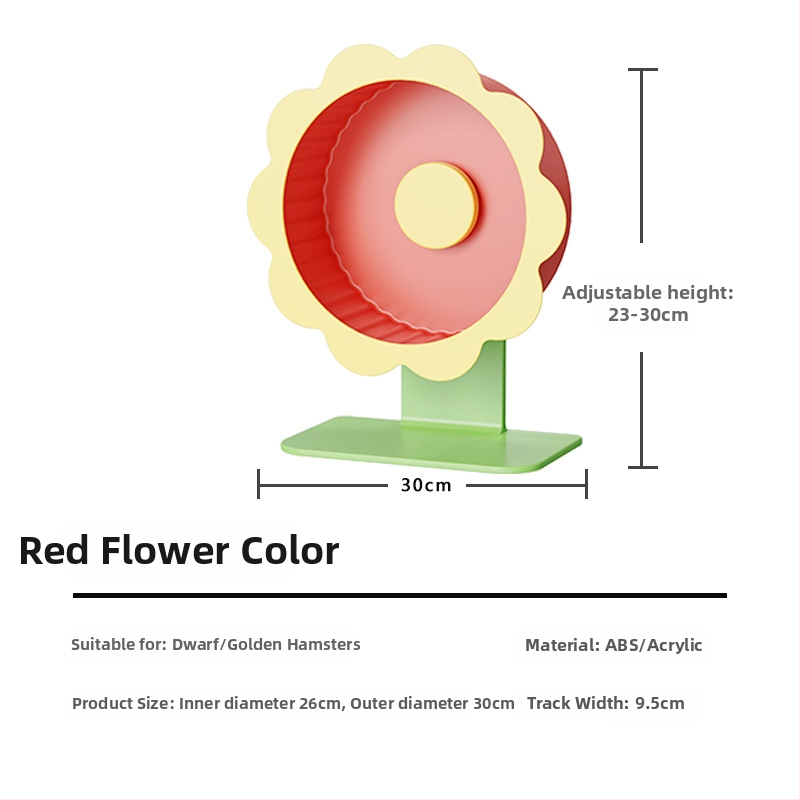 Hamsterio bėgimo ratas, plastmasinis, kilmė Šandongas, svoris 1, pakuotė 10 vnt., prekės ženklas Demon pet notes