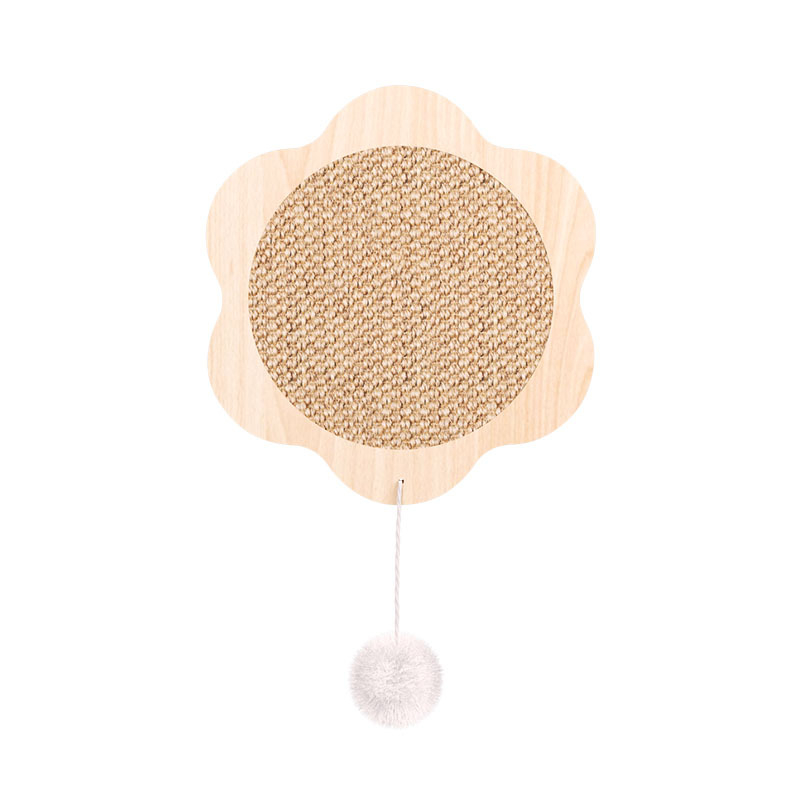 Kaķu skrāpētāja plāksne no sisāla, pakarināšanai pie sienas, vertikālais dizains, minimālistisks stils, materiāls: sisals, iepakojumā 10 gab.