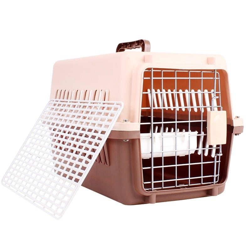 Moto pet ABS kietas korpuso transportavimo dėžė augintiniams, šunims ir katėms, didelė talpa