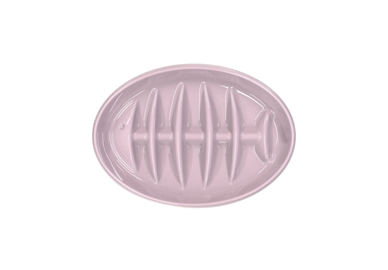 Master Preferred Kaķa Melamīna Bļoda ar Zivju Kaula Formu Lētai Ēšanai, Pret Aizrīšanos