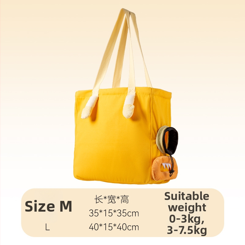 Naminių gyvūnų krepšys kačių ir mažų šunų, nešiojamas visų sezonų kelioninis krepšys, drobė, vienspalvis, Ming Pet