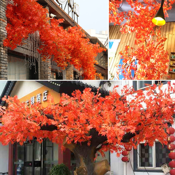 Mākslīgās lapas un zari no zīda ziediem, injekcijas formēšanas konstrukcija, dažādu lapu un zari komplekts, fotogrāfiju rekvizītiem un mājas dekorācijai