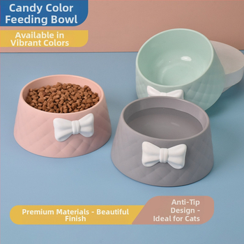 Divu bļodu komplekts suņiem un kaķiem, no plastmasas