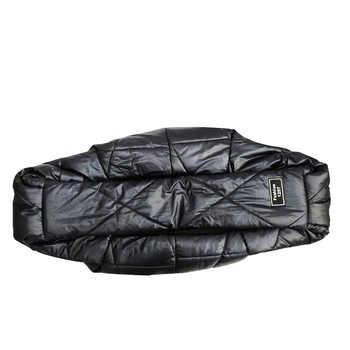 Чанта за домашни любимци - квилирана зимна изолация, мека полиестерна материя, каре шарка, капацитет 7,5 кг