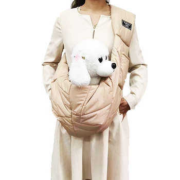 Чанта за домашни любимци - квилирана зимна изолация, мека полиестерна материя, каре шарка, капацитет 7,5 кг