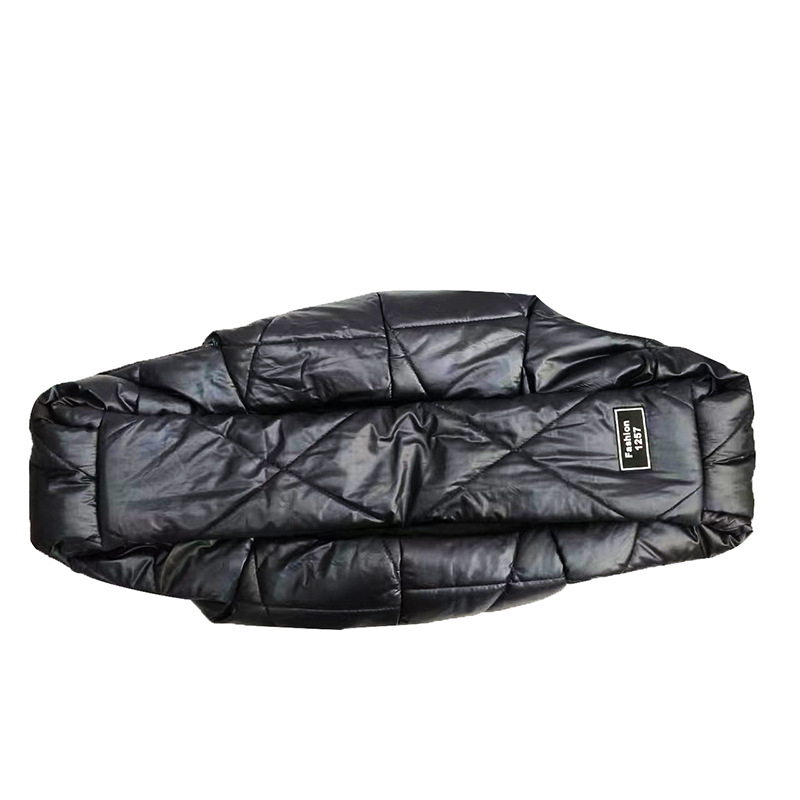 Чанта за домашни любимци - квилирана зимна изолация, мека полиестерна материя, каре шарка, капацитет 7,5 кг