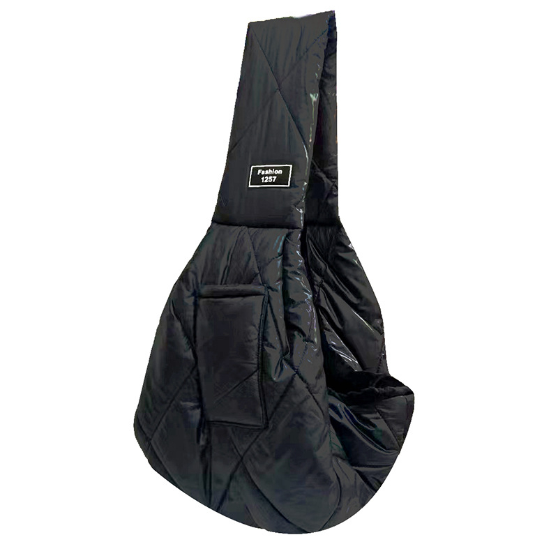 Чанта за домашни любимци - квилирана зимна изолация, мека полиестерна материя, каре шарка, капацитет 7,5 кг