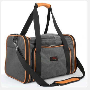 Katės nešiojimo krepšys pečių diržui — kvėpuojantis, didelė talpa, išplečiamas. Medžiaga: Poliesteris; Prekės kodas: Jw-xb210419-2; Kilmės vieta: Jiangsu