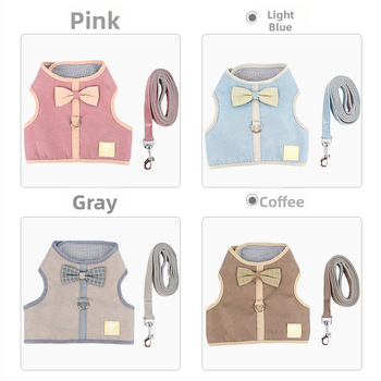 Genius dog liemenės tipo harnas katėms, kvėpuojanti tinklinė medžiaga, audinio traukos diržas