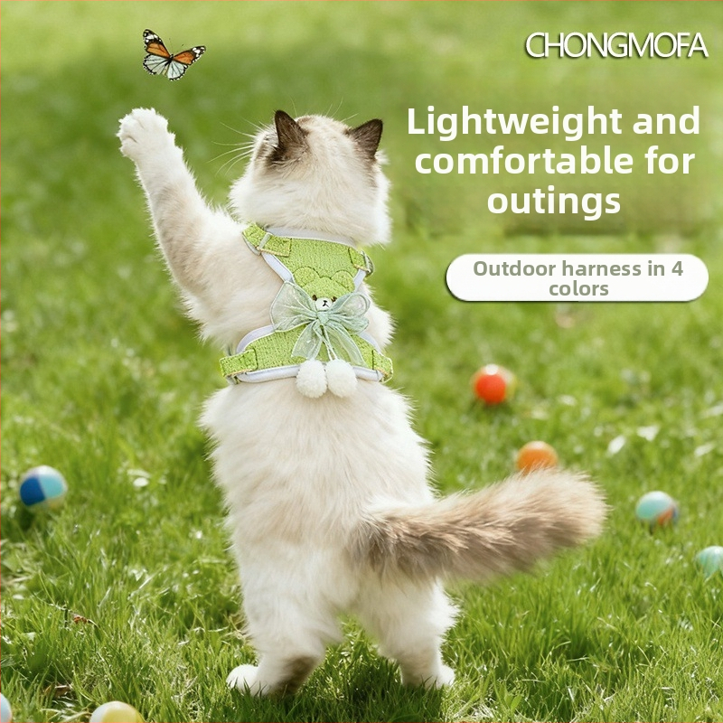 Mažų šunų krūtinės diržas, poliesteris, neatsijungiantis pavadėlis pasivaikščiojimams