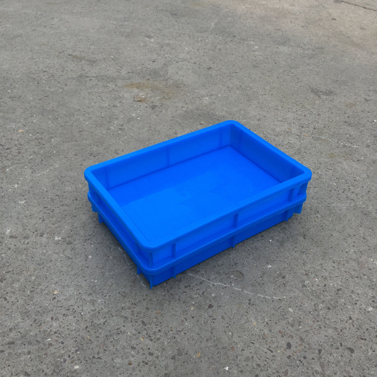 HDPE πλαστικό κουτί μεταφοράς λαχανικών και φρούτων, έγχυση, τοίχωμα 1.0–1.5 mm, βάρος 0.31 kg, αντοχή 5 kg