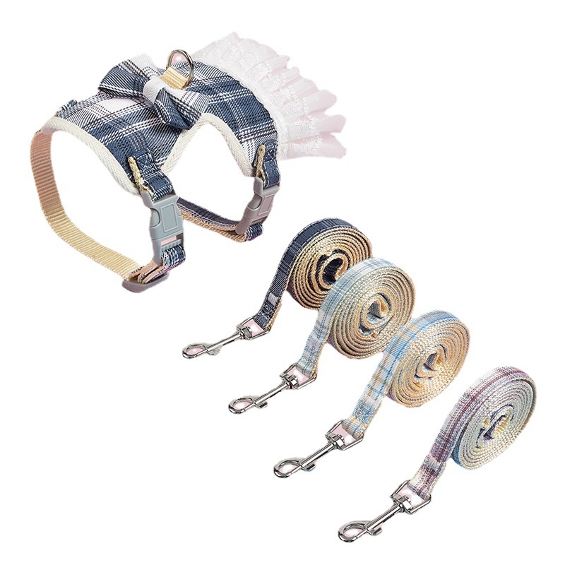 Katės liemenėlės stiliaus harnesas, medžiaga: audinys, prekė Do ha ha Meow, traukos diržas, skirta katėms