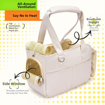 Augintinių kelioninė rankinė — nailonas, vientisas raštas, vidutinė standumo klasė