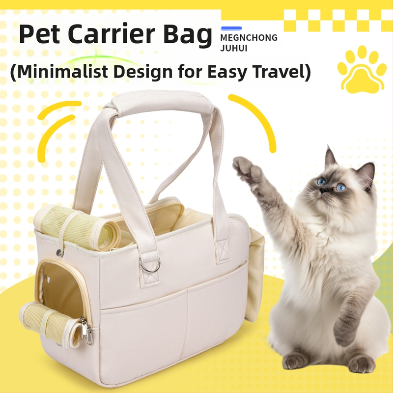 Augintinių kelioninė rankinė — nailonas, vientisas raštas, vidutinė standumo klasė