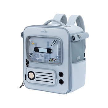 Wakytu katės kuprinė, 900D Oxford audinys, Didelė talpa iki 7,5 kg, Vidutinio kietumo konstrukcija