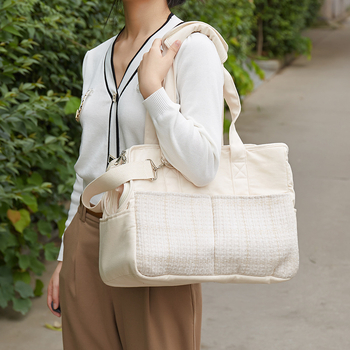 Korejos stiliaus kanvosinė pet maišelis su pečių juosta — vidaus gyvūnams, vieno spalvos raštas, vidutinio minkštumo kietumas