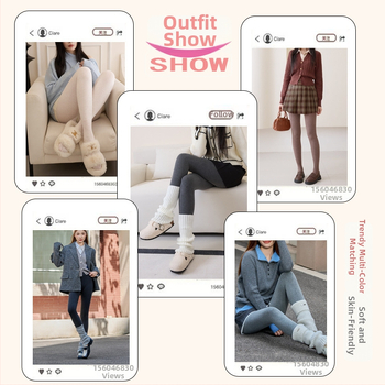 Medvilninės leginsės su flisu viduje, dryžuoto rašto, storos ir šiltos, aukštas elastingumas