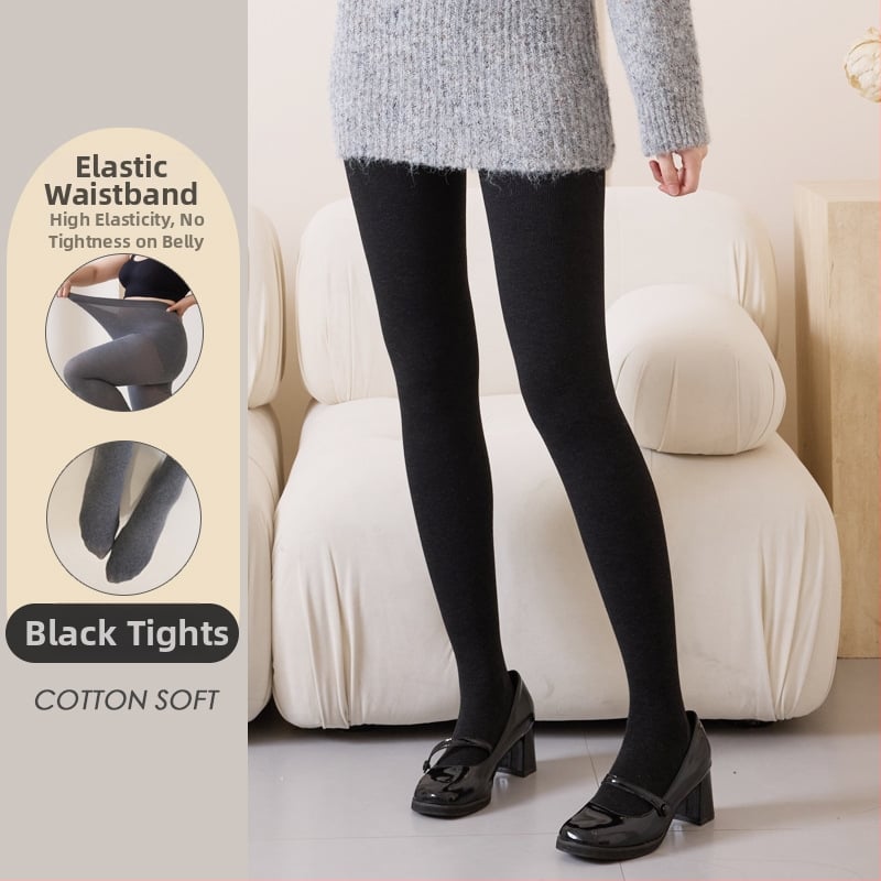 Medvilninės leginsės su flisu viduje, dryžuoto rašto, storos ir šiltos, aukštas elastingumas