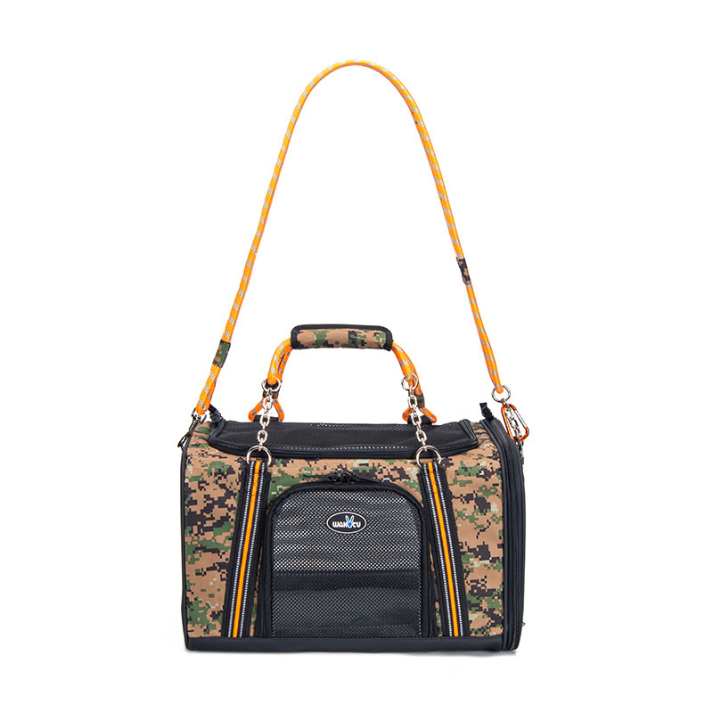 Чанта за домашни любимци за автомобил, дишаща, полиестер, 20L капацитет, подходяща за животни 4–8 кг, износоустойчива и устойчива на надраскване