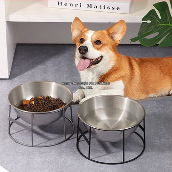 Mājdzīvnieku ēdināšanas trauks pret nolūšanu ar lēnu barošanu — viena bļoda suņiem un kaķiem, GUOJJ
