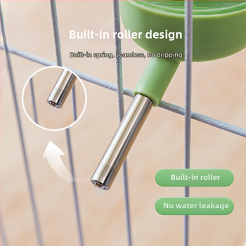 Pakabināms ūdens dozētājs mājdzīvniekiem — piemērots kaķiem un suņiem, bez mitras mutes, PET/PPR/PP materiāli, zīmols Dog, 45 gab. uz kartona
