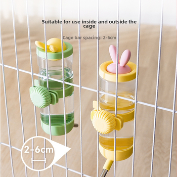 Pakabināms ūdens dozētājs mājdzīvniekiem — piemērots kaķiem un suņiem, bez mitras mutes, PET/PPR/PP materiāli, zīmols Dog, 45 gab. uz kartona