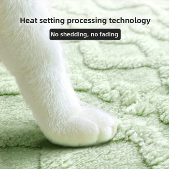 Aihe šunų pledas su sėdėjimo pagalve iš Shu cotton velvet – skalbiama