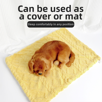 Aihe šunų pledas su sėdėjimo pagalve iš Shu cotton velvet – skalbiama