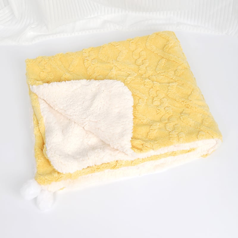 Aihe šunų pledas su sėdėjimo pagalve iš Shu cotton velvet – skalbiama