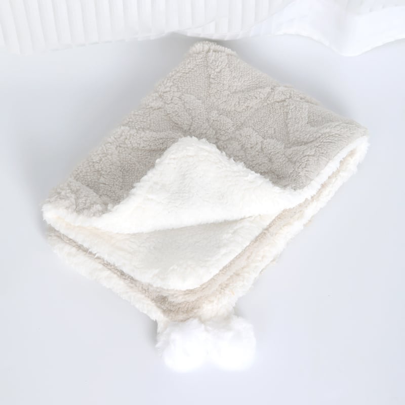 Aihe šunų pledas su sėdėjimo pagalve iš Shu cotton velvet – skalbiama