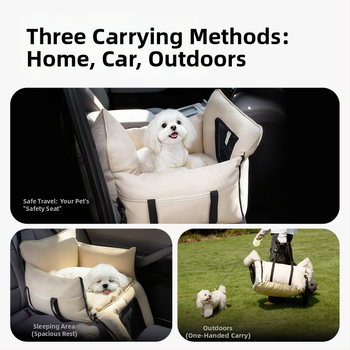 Automobilių gyvūnų guolis automobiliui, visoms sezonoms, tekstūruota oda, atsparus nešvarumams ir vandeniui, vienos spalvos, medžiaga: bio-proteinė oda + PP medvilnė, kietumas: vidutinis–minkštas, įgaliotas privatūs prekės ženklas