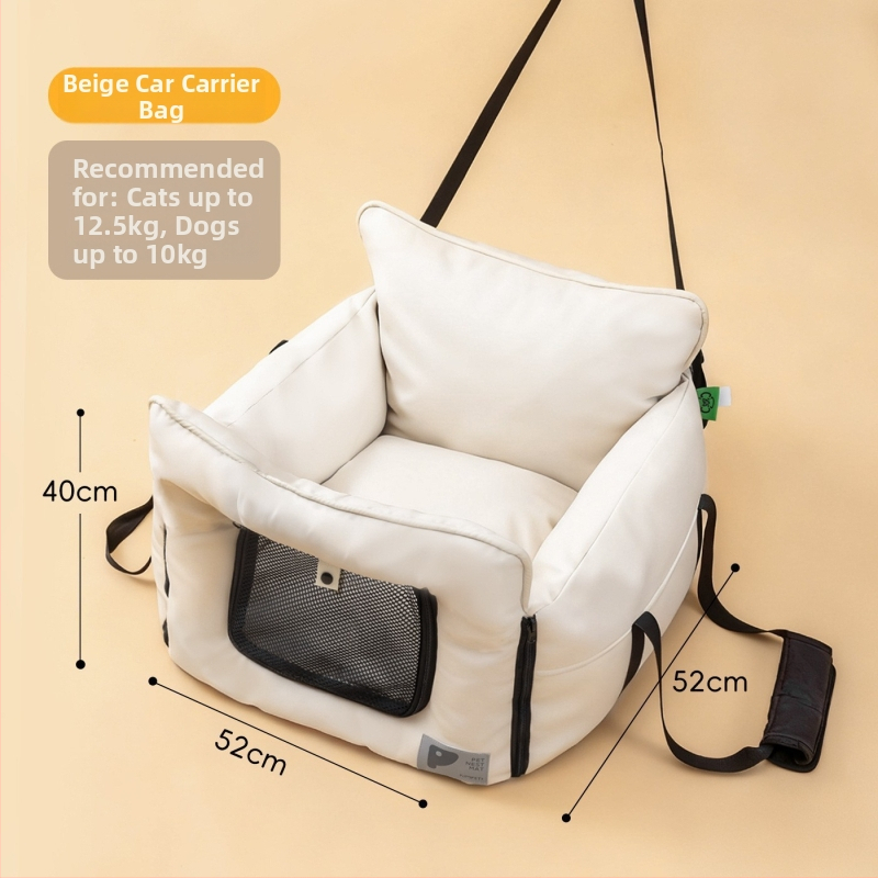 Automobilių gyvūnų guolis automobiliui, visoms sezonoms, tekstūruota oda, atsparus nešvarumams ir vandeniui, vienos spalvos, medžiaga: bio-proteinė oda + PP medvilnė, kietumas: vidutinis–minkštas, įgaliotas privatūs prekės ženklas