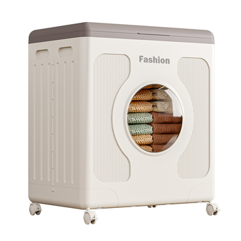 Skladací úložný box na oblečenie, s kolieskami, objem 150–200 L, odolný voči prachu a vlhkosti, viacúčelový