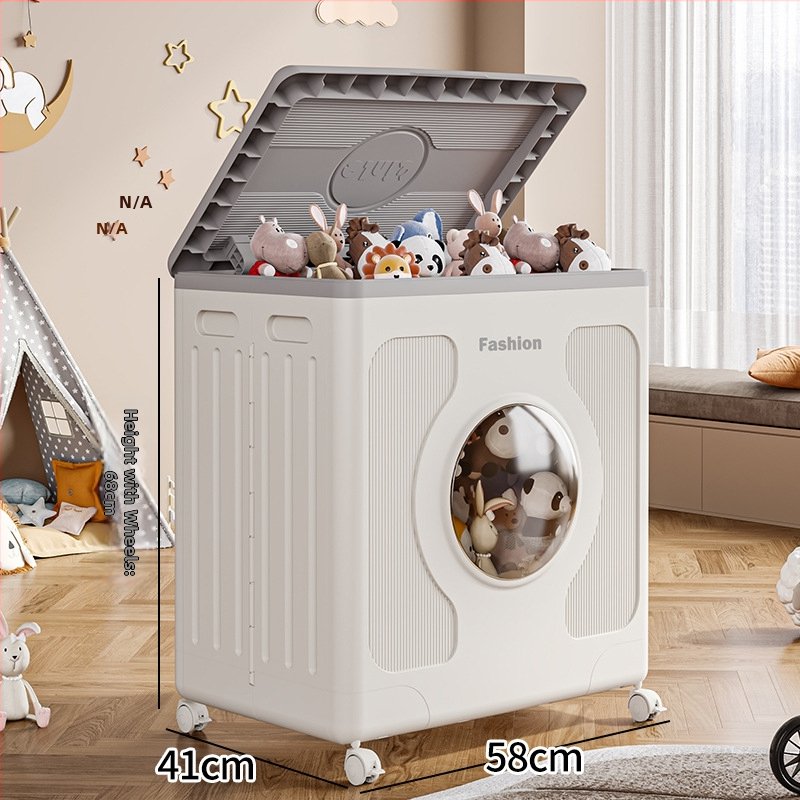 Skladací úložný box na oblečenie, s kolieskami, objem 150–200 L, odolný voči prachu a vlhkosti, viacúčelový