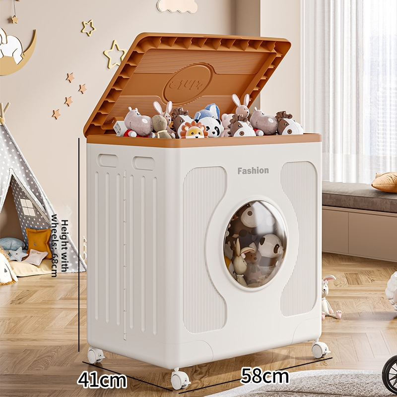 Skladací úložný box na oblečenie, s kolieskami, objem 150–200 L, odolný voči prachu a vlhkosti, viacúčelový