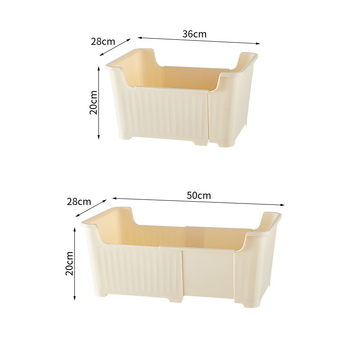 Τελεσκοπικό κουτί βιβλίων με ρόδες — πτυσσόμενο, χωρητικότητας 12 L, PP πλαστικό, αποθήκευση πολλαπλών χρήσεων