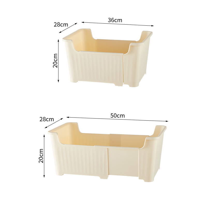 Τελεσκοπικό κουτί βιβλίων με ρόδες — πτυσσόμενο, χωρητικότητας 12 L, PP πλαστικό, αποθήκευση πολλαπλών χρήσεων