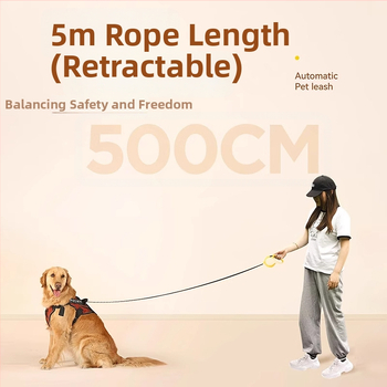 Ištraukiamas šunų pavadėlis vidutinio ir mažo dydžio šunims – Medžiaga: ABS, pynuta juosta, lydinys; Ištraukiamas: Taip; Kategorija: Traukimo diržai gyvūnams