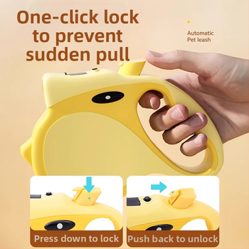 Ištraukiamas šunų pavadėlis vidutinio ir mažo dydžio šunims – Medžiaga: ABS, pynuta juosta, lydinys; Ištraukiamas: Taip; Kategorija: Traukimo diržai gyvūnams